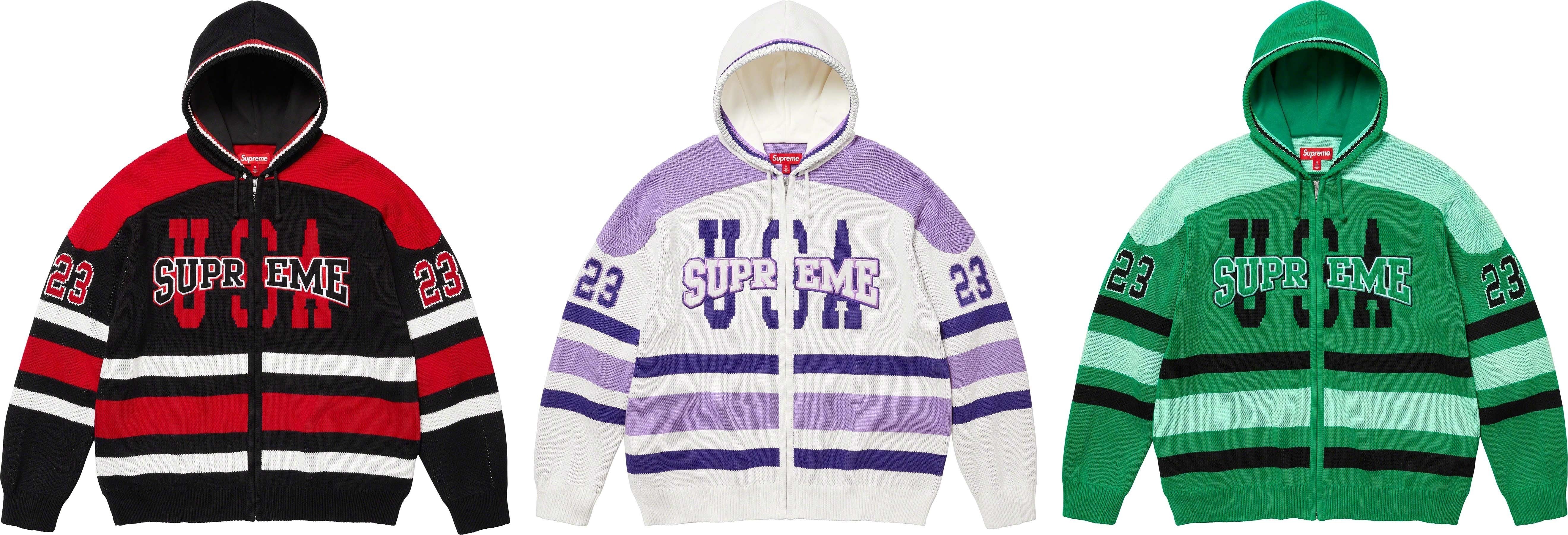 USA Zip Up Hooded Sweater